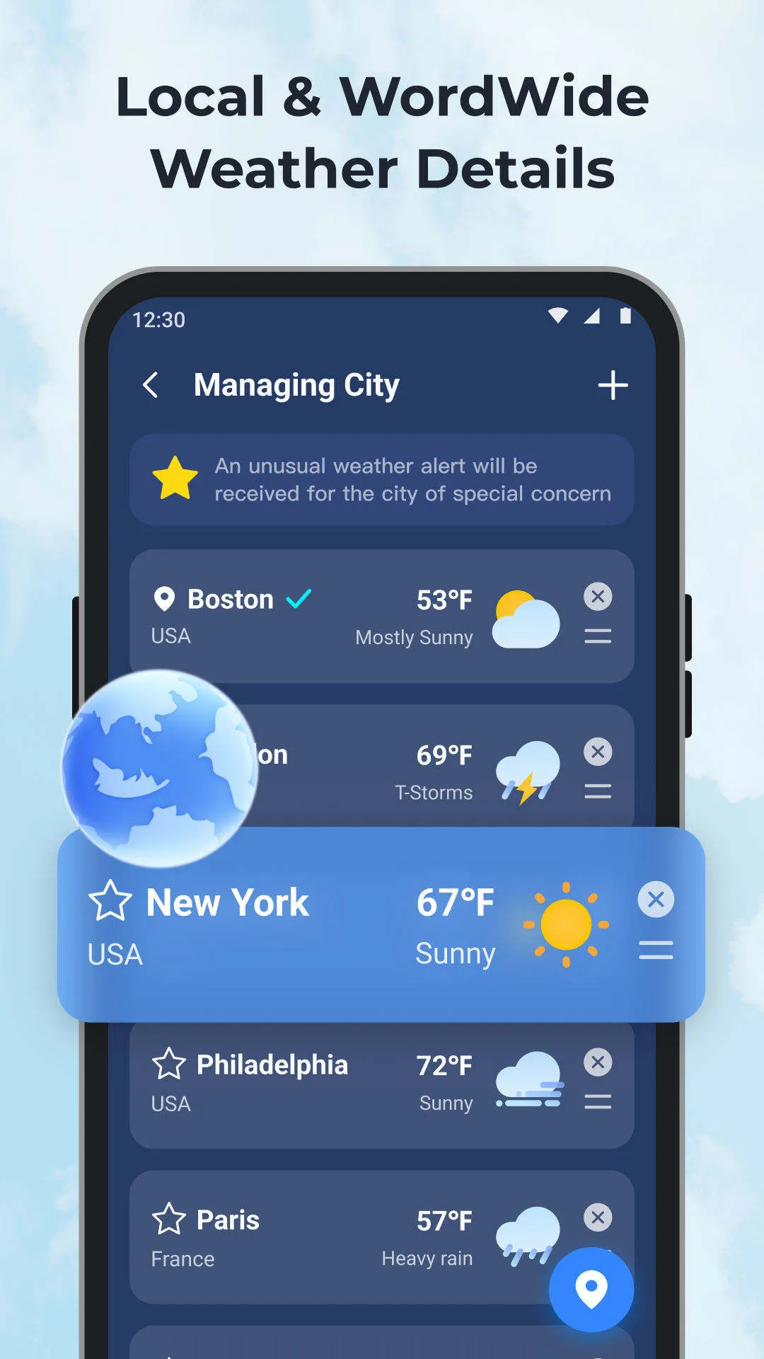 Daily Weather: Forecast&Alerts | Indus Appstore | Screenshot