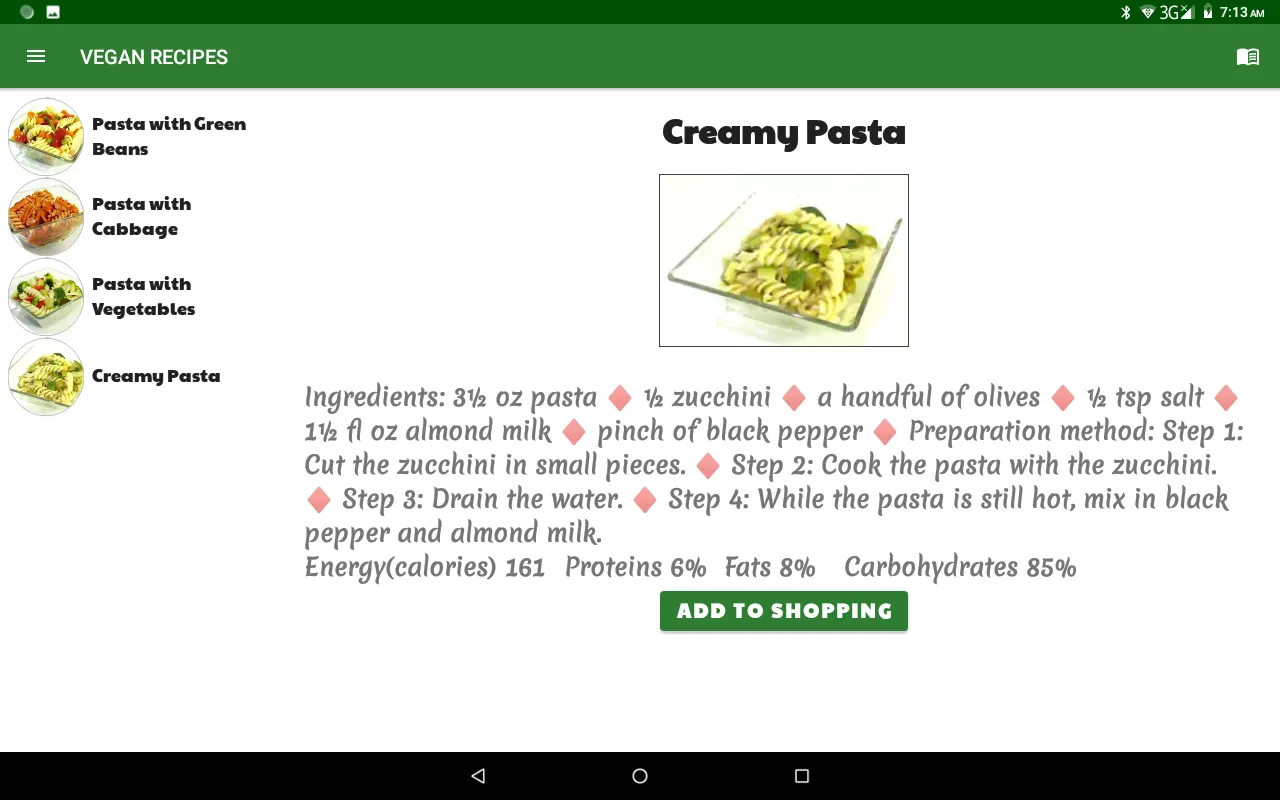 Vegan recipes | Indus Appstore | Screenshot