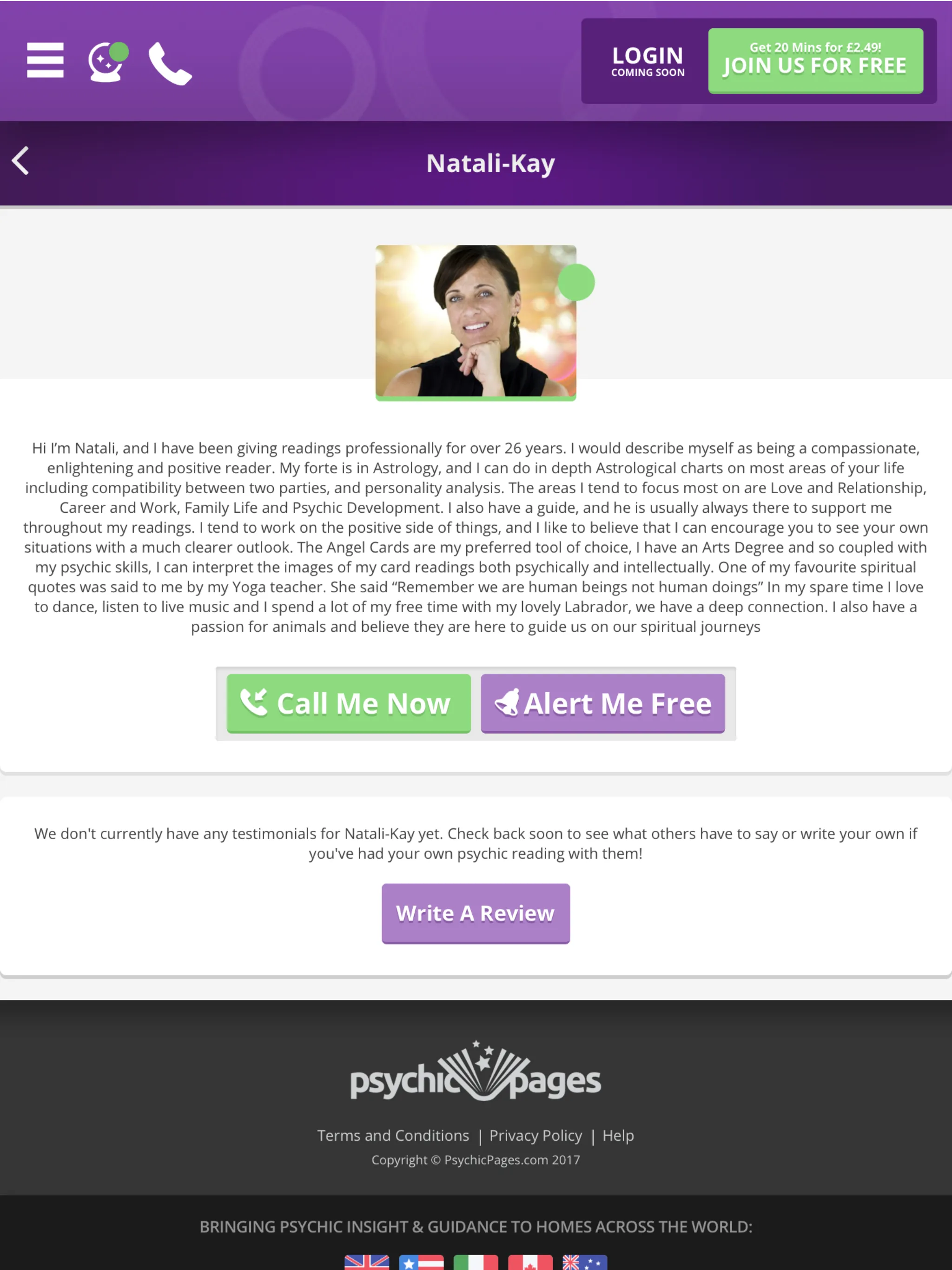 Psychic Pages | Indus Appstore | Screenshot