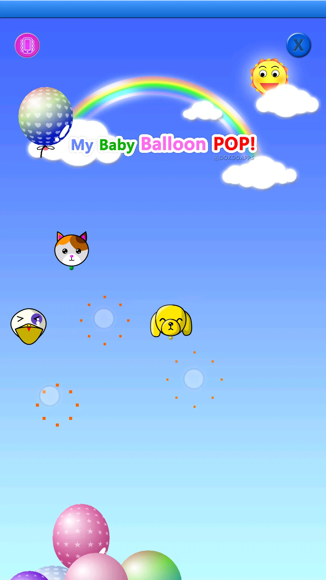 My baby Game (Balloon POP!) | Indus Appstore | Screenshot