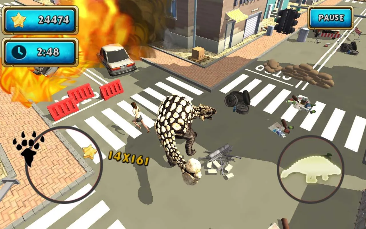 Dinosaur Simulator 2 Dino City | Indus Appstore | Screenshot