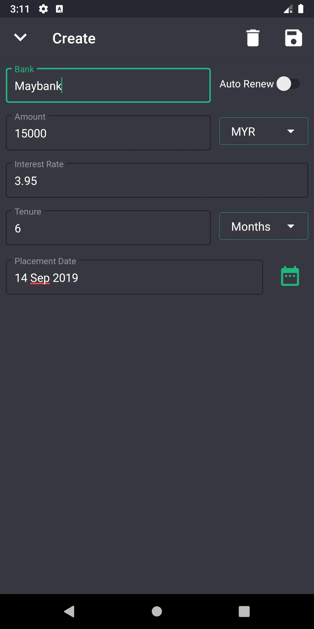 Money & FD Manager / Tracker | Indus Appstore | Screenshot