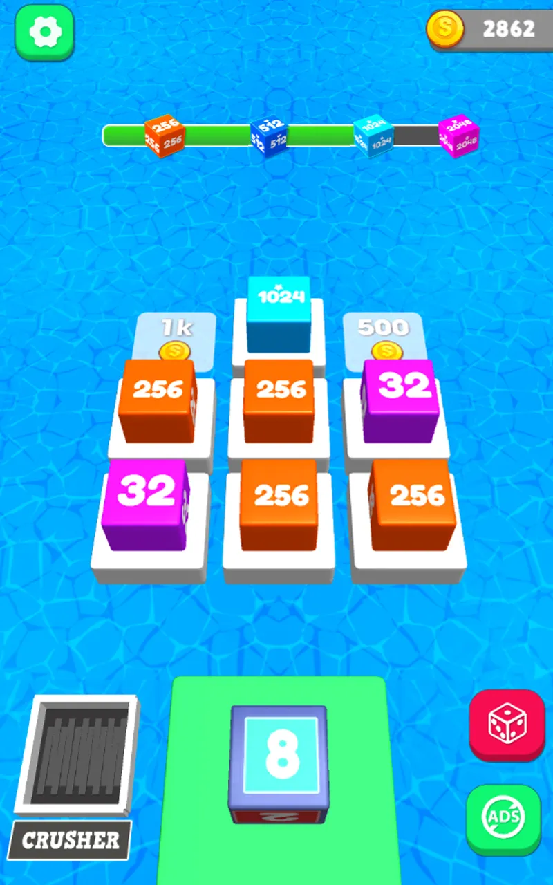 Merge Cubes2048:3D Merge game | Indus Appstore | Screenshot