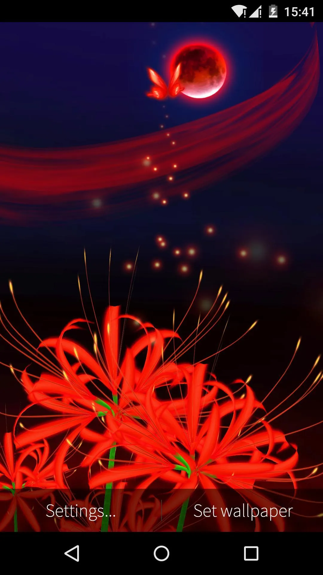 3D Butterfly Flower Wallpaper | Indus Appstore | Screenshot