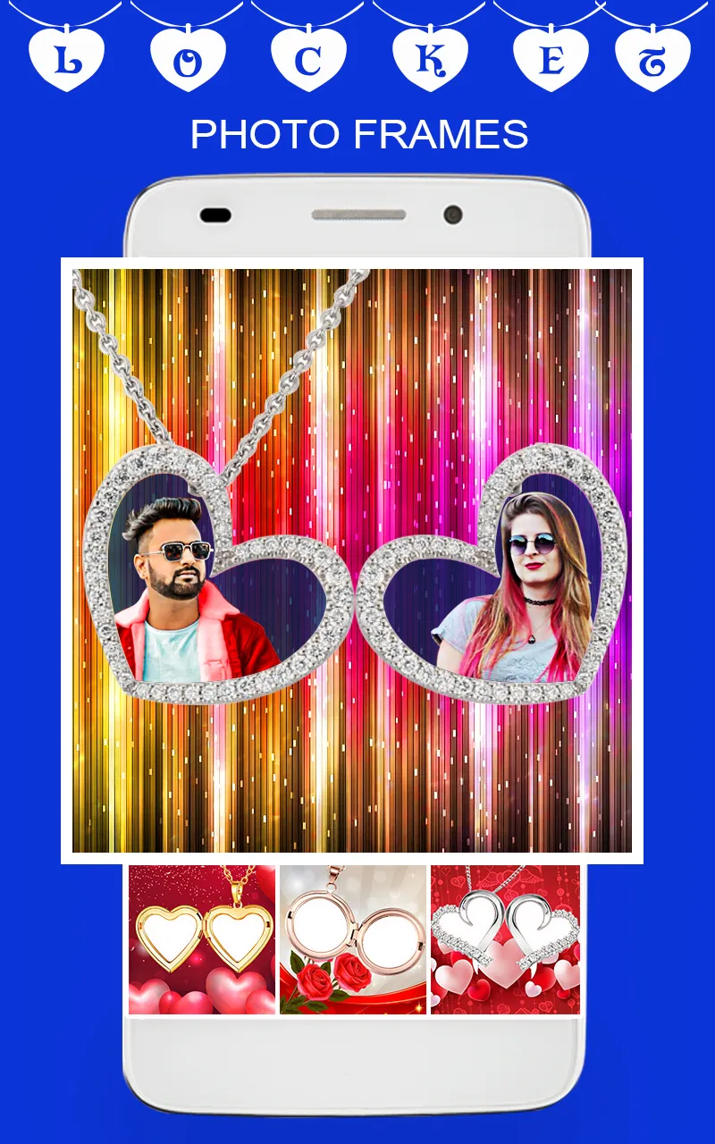 Locket photo frame dual love | Indus Appstore | Screenshot