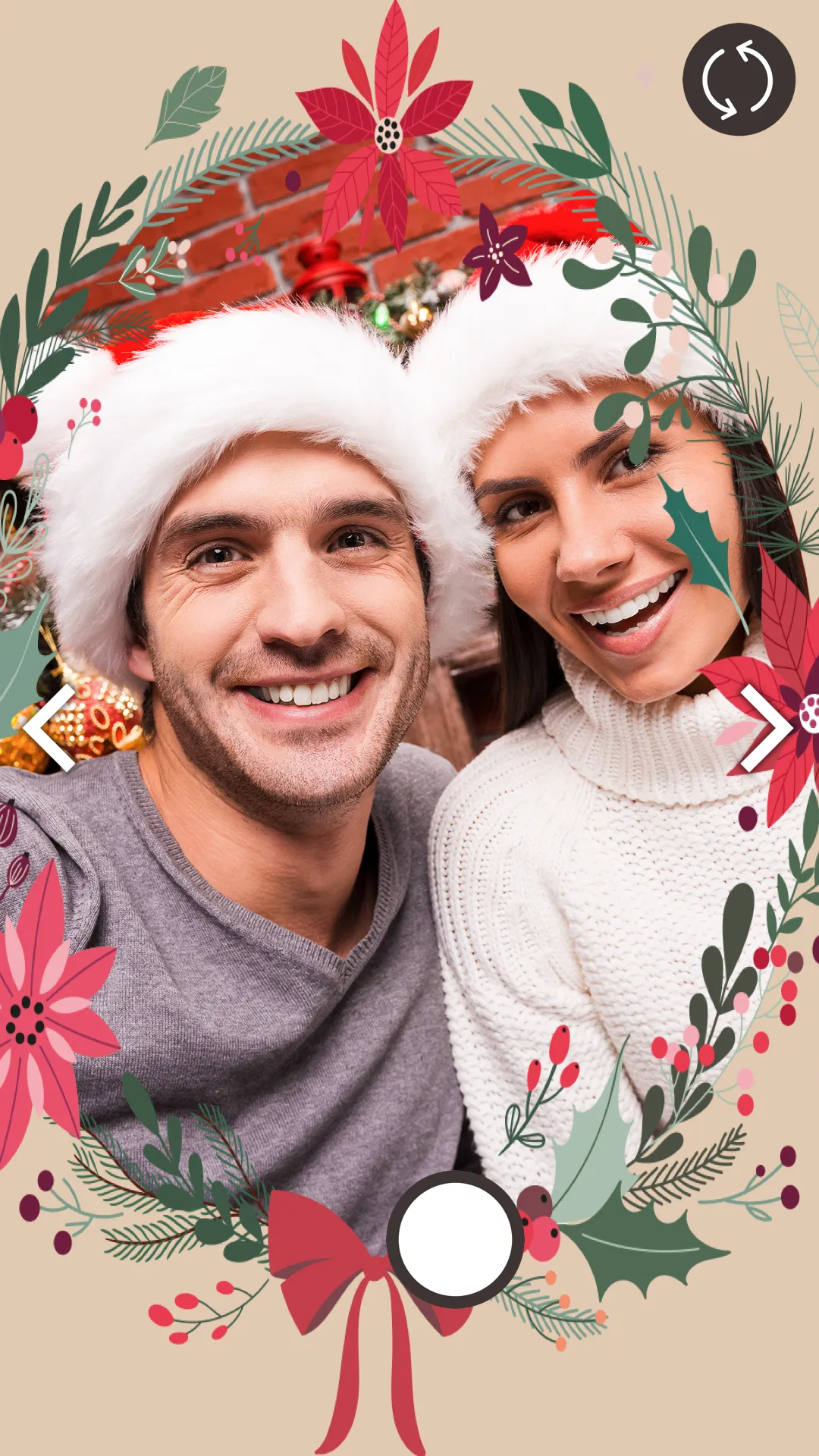 Mistletoe Christmas Selfie HD | Indus Appstore | Screenshot