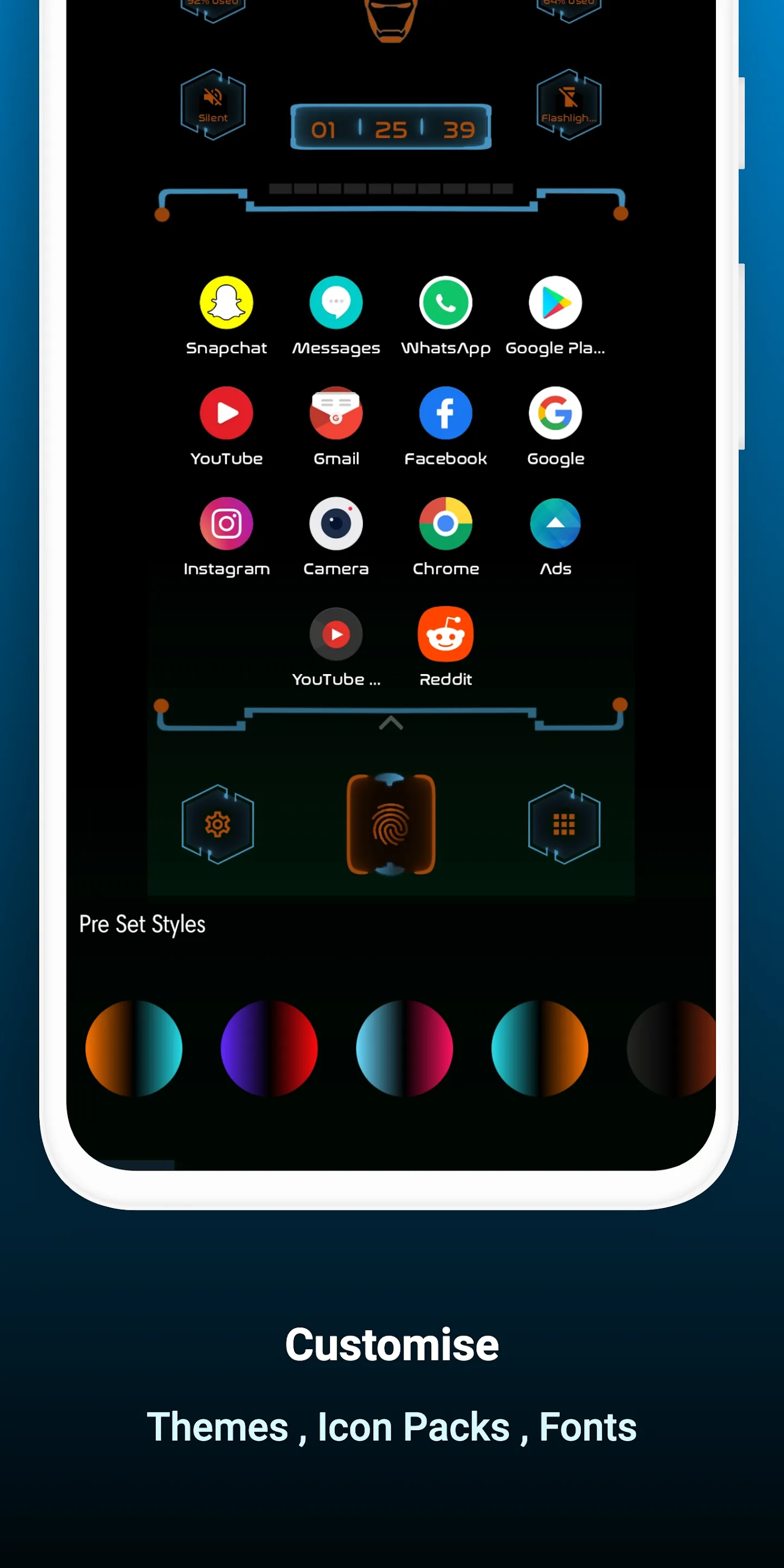 Neo Launcher Hyperion Scifi | Indus Appstore | Screenshot