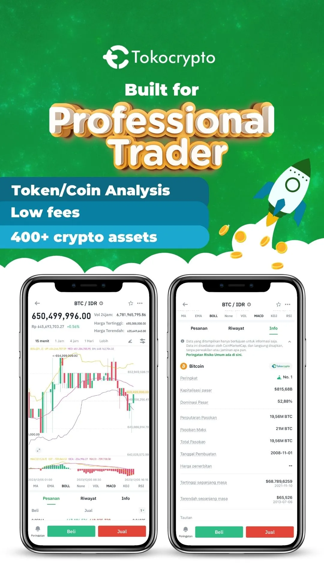 Tokocrypto: Trade BTC & Crypto | Indus Appstore | Screenshot