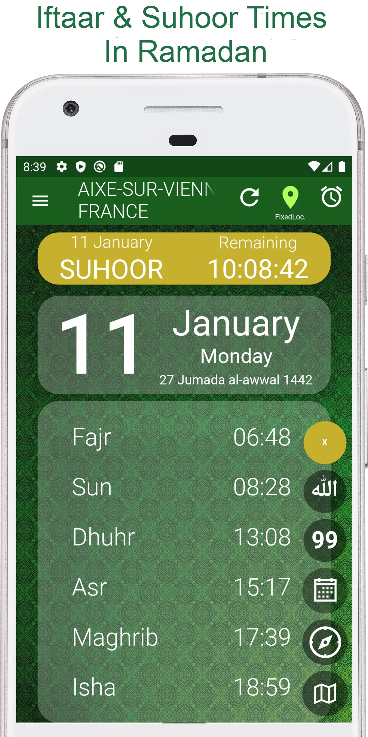 Salah Alarm : Prayer Times | Indus Appstore | Screenshot