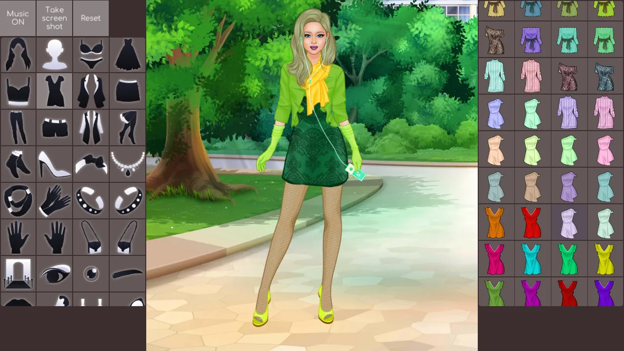 Fashionista Girl Dress up Game | Indus Appstore | Screenshot