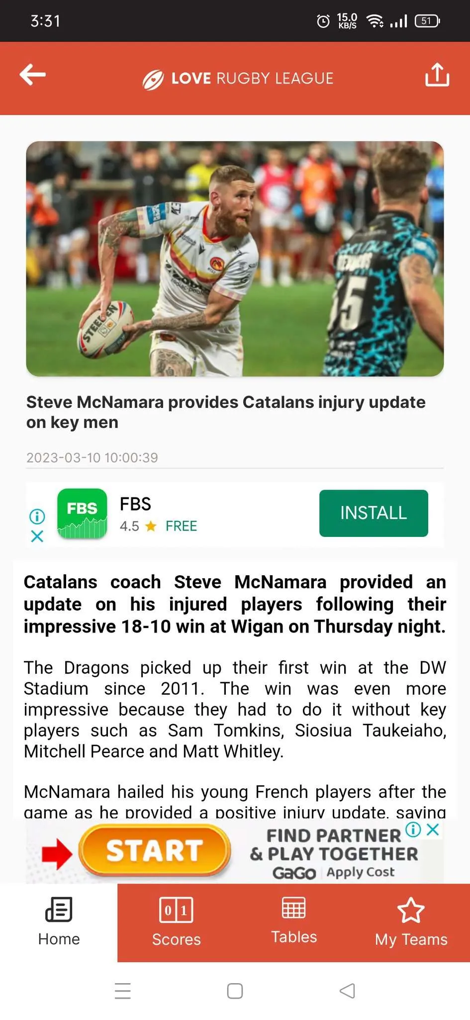 Love Rugby League. | Indus Appstore | Screenshot