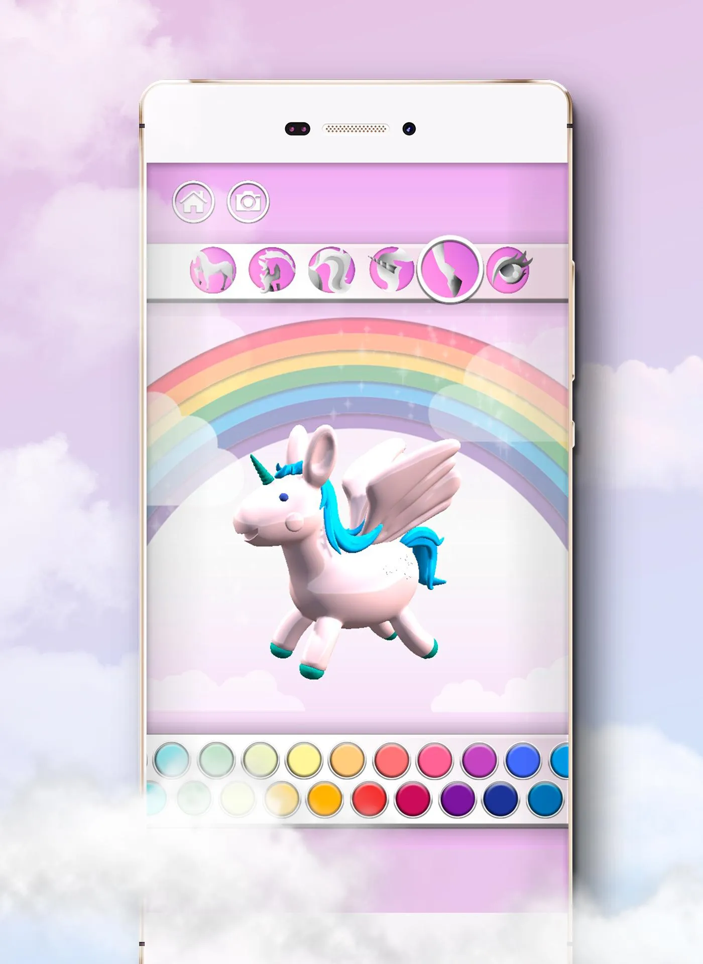 Unicorn 3D Coloring Book | Indus Appstore | Screenshot