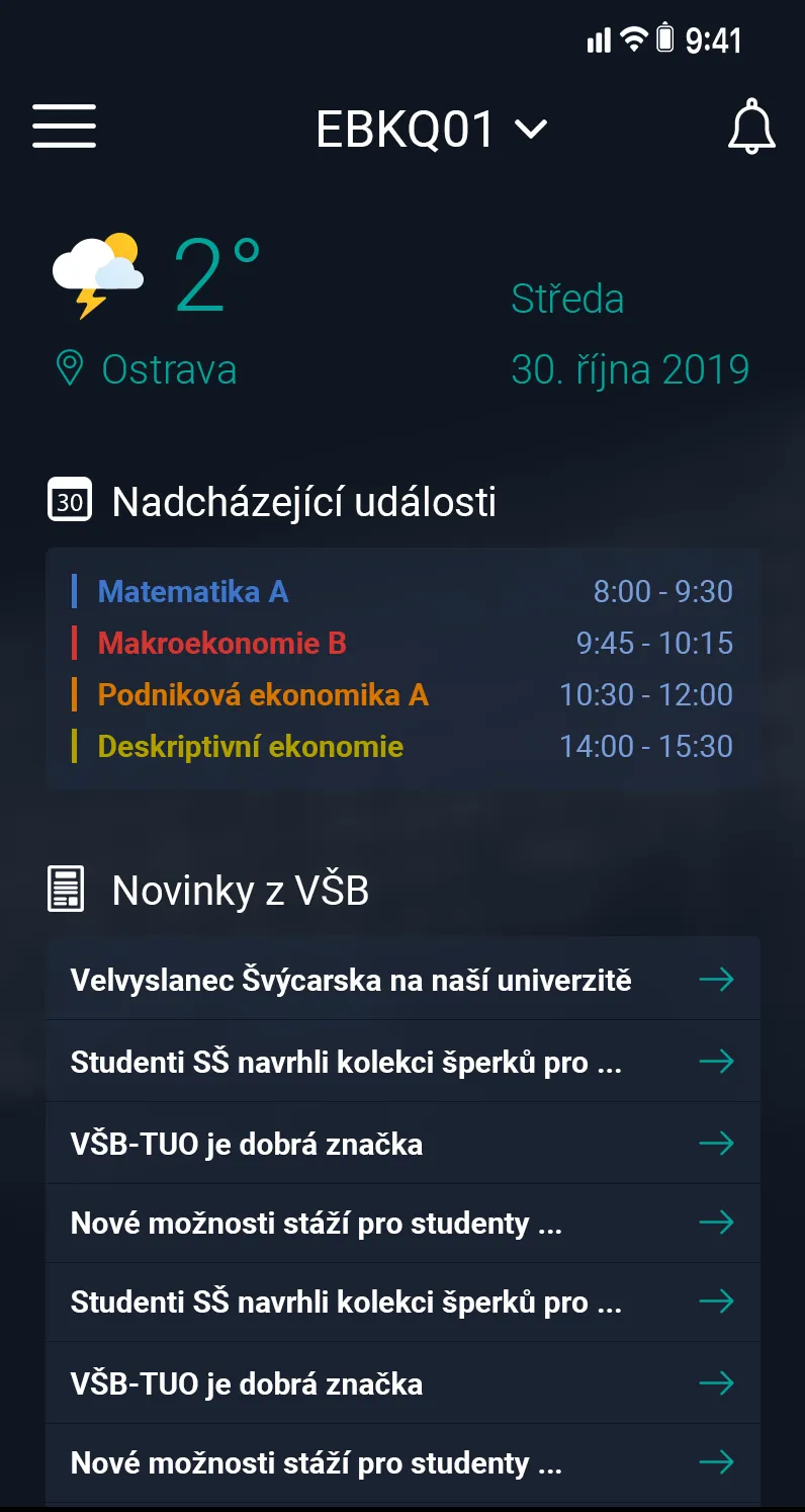 VŠB-TUO | Indus Appstore | Screenshot