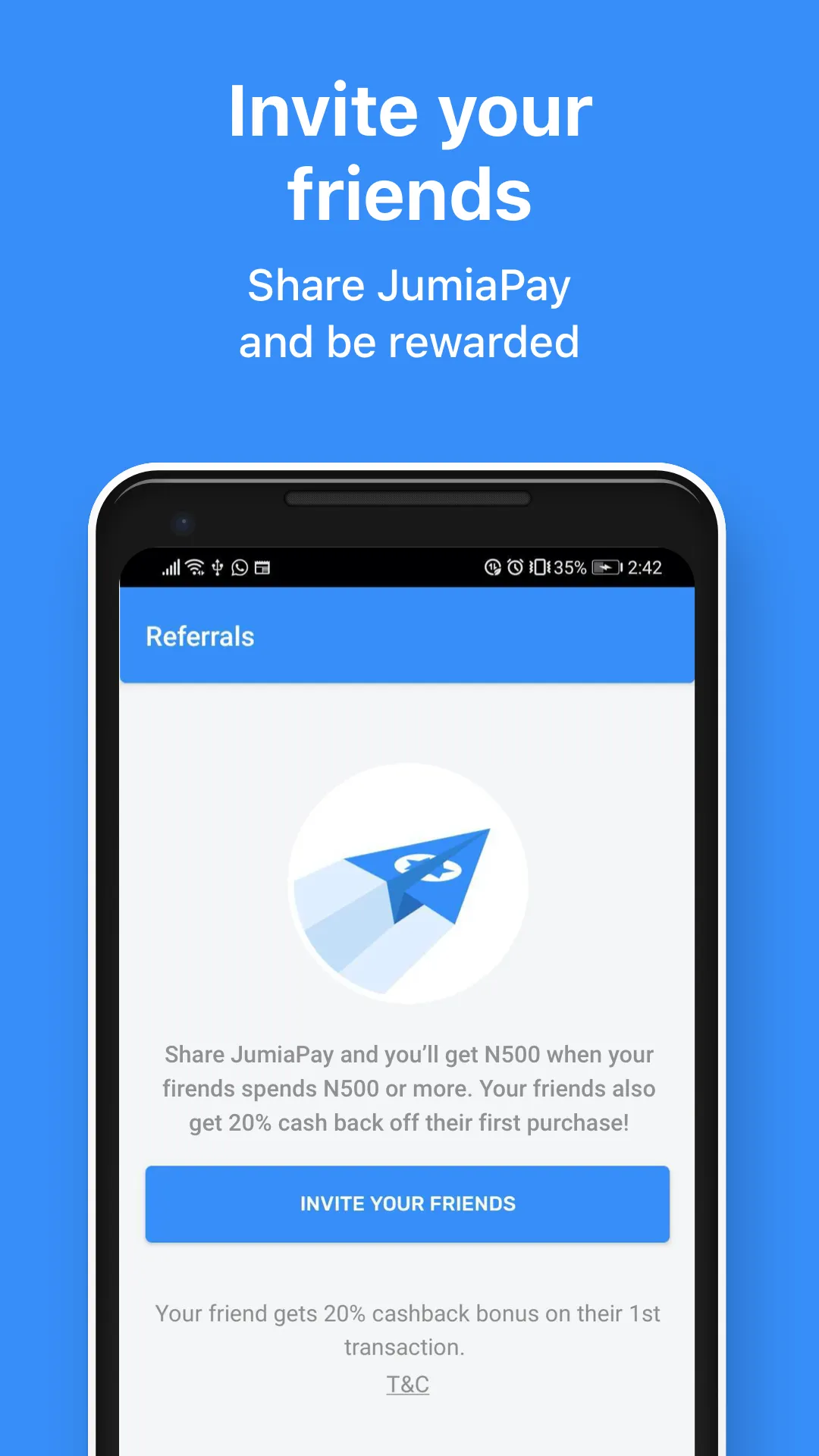 JumiaPay - Pay Safe, Pay Easy | Indus Appstore | Screenshot