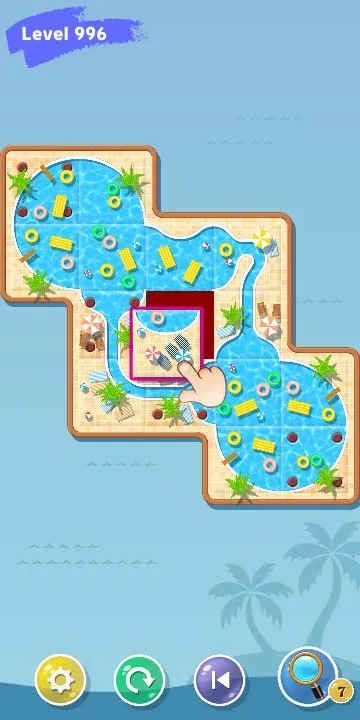 IQ Puzzles Swimming Pool | Indus Appstore | Screenshot