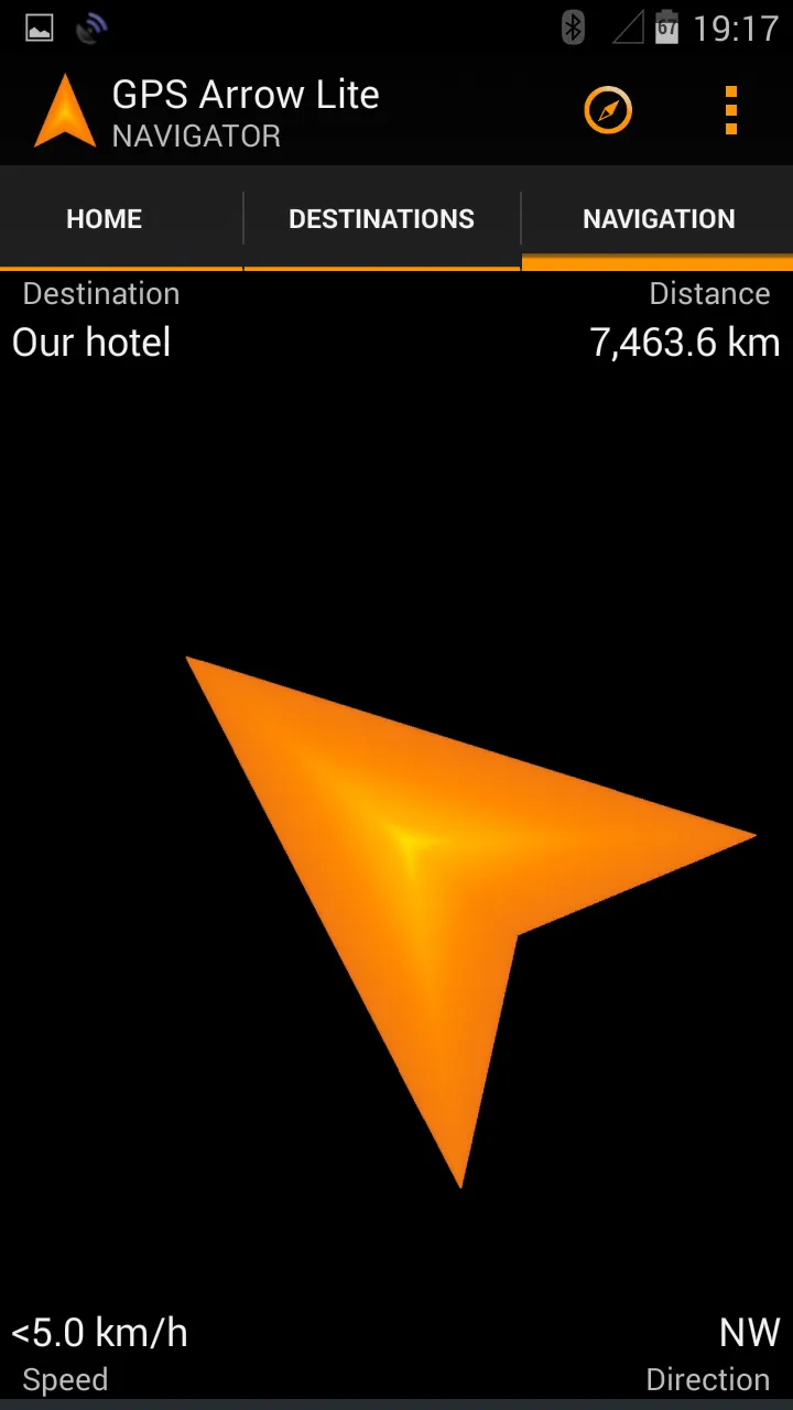 GPS Arrow Navigator LITE | Indus Appstore | Screenshot