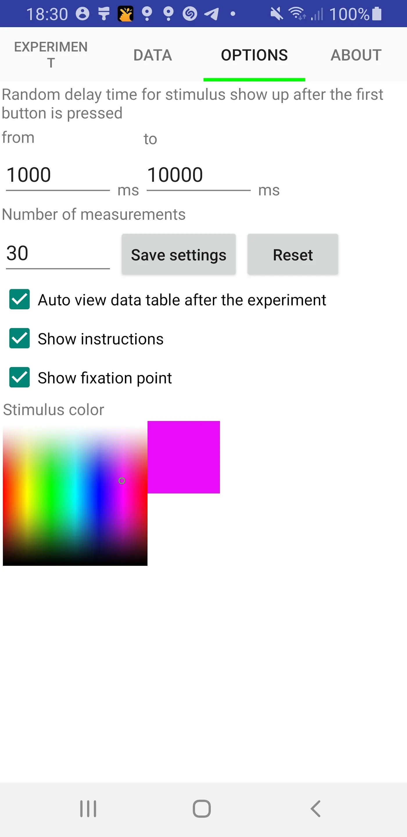 Reaction Time Measurement | Indus Appstore | Screenshot