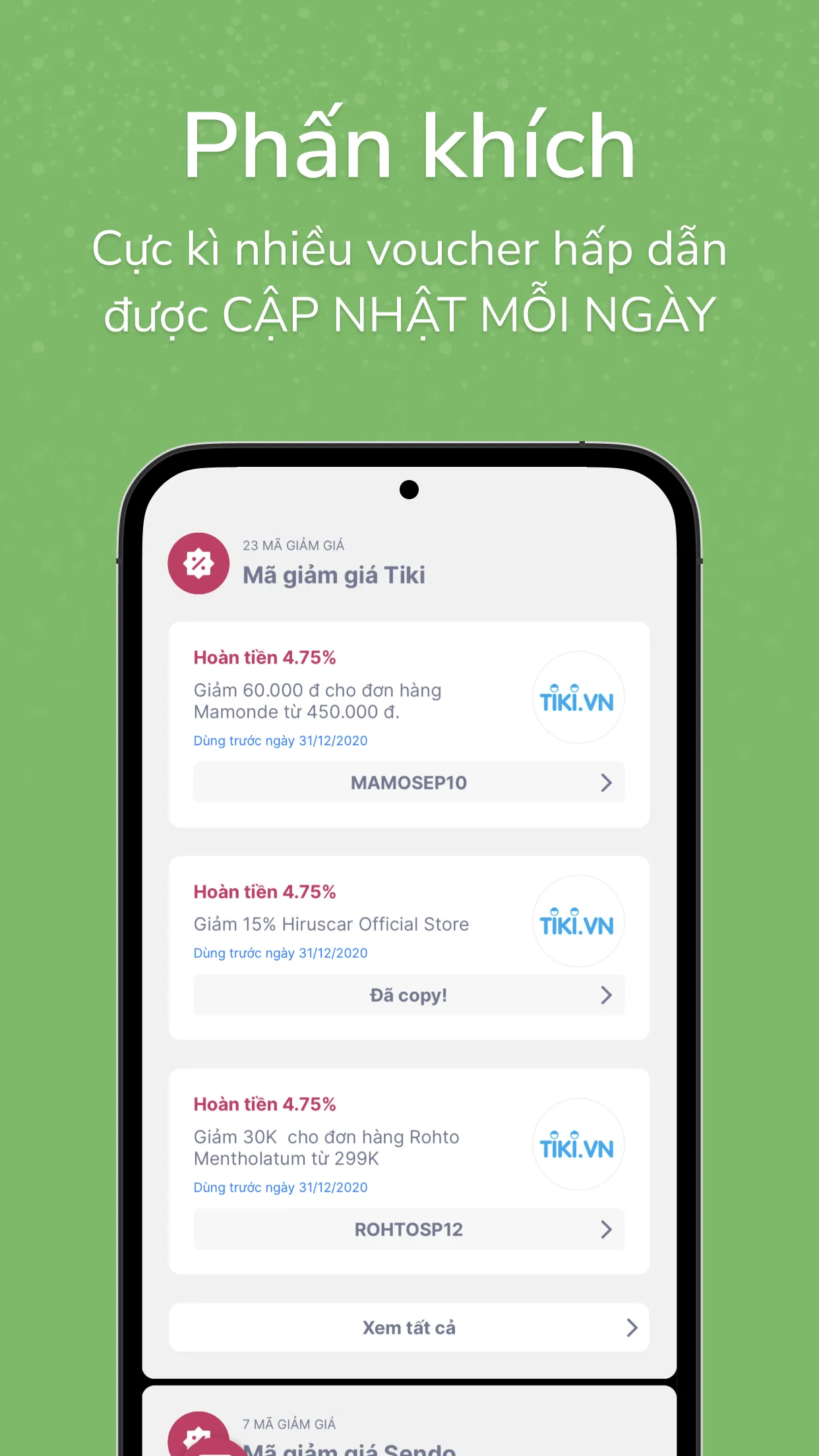 Cashbag: Hoàn tiền mua sắm | Indus Appstore | Screenshot