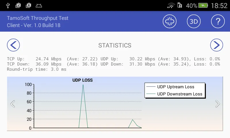 Throughput Test Client | Indus Appstore | Screenshot