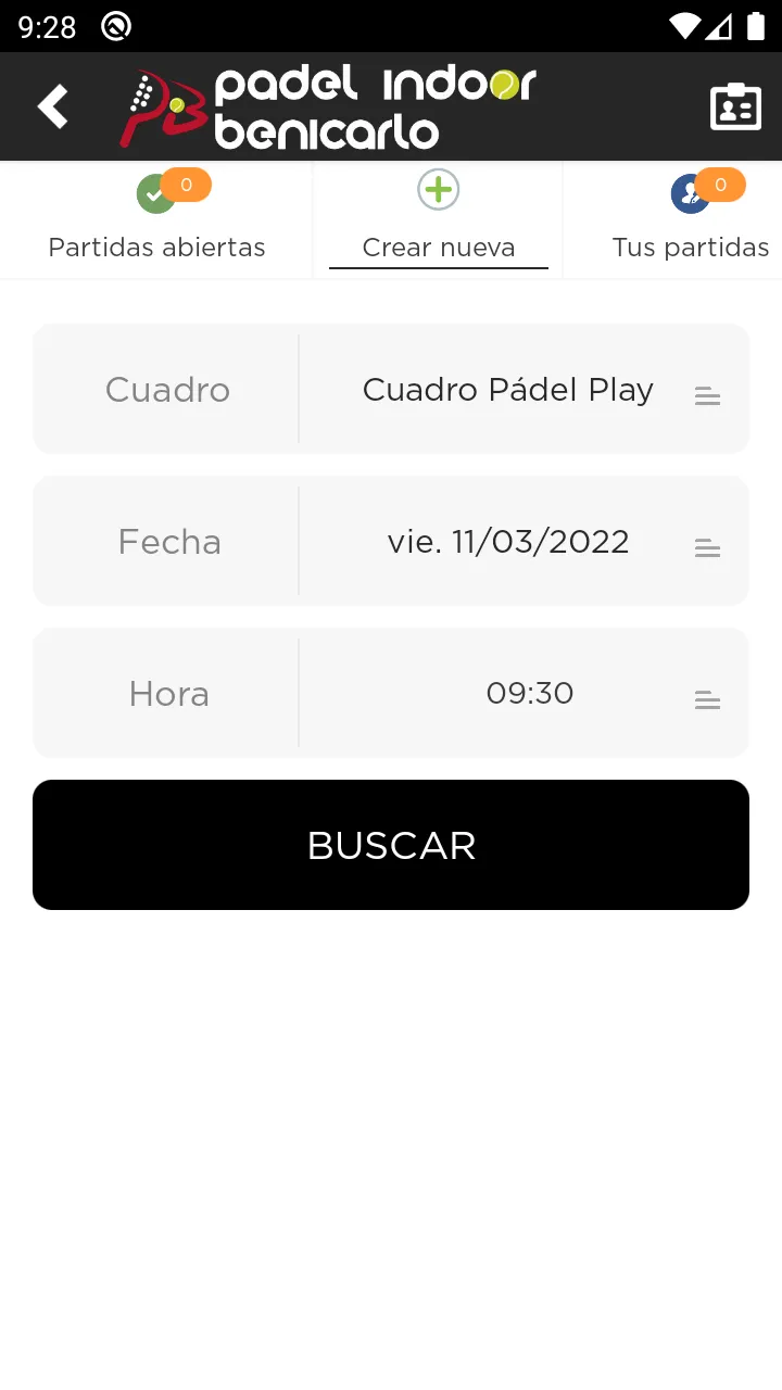 Padel Indoor Benicarlo | Indus Appstore | Screenshot