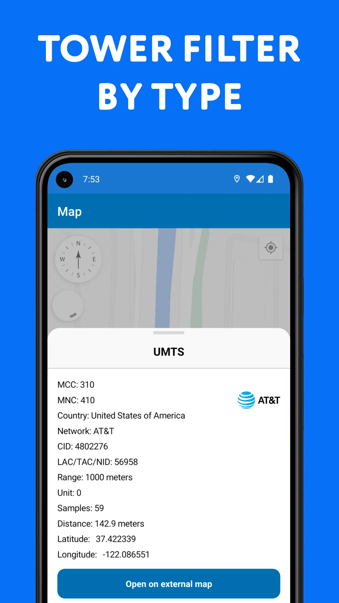 Cellular Tower - Signal Finder | Indus Appstore | Screenshot