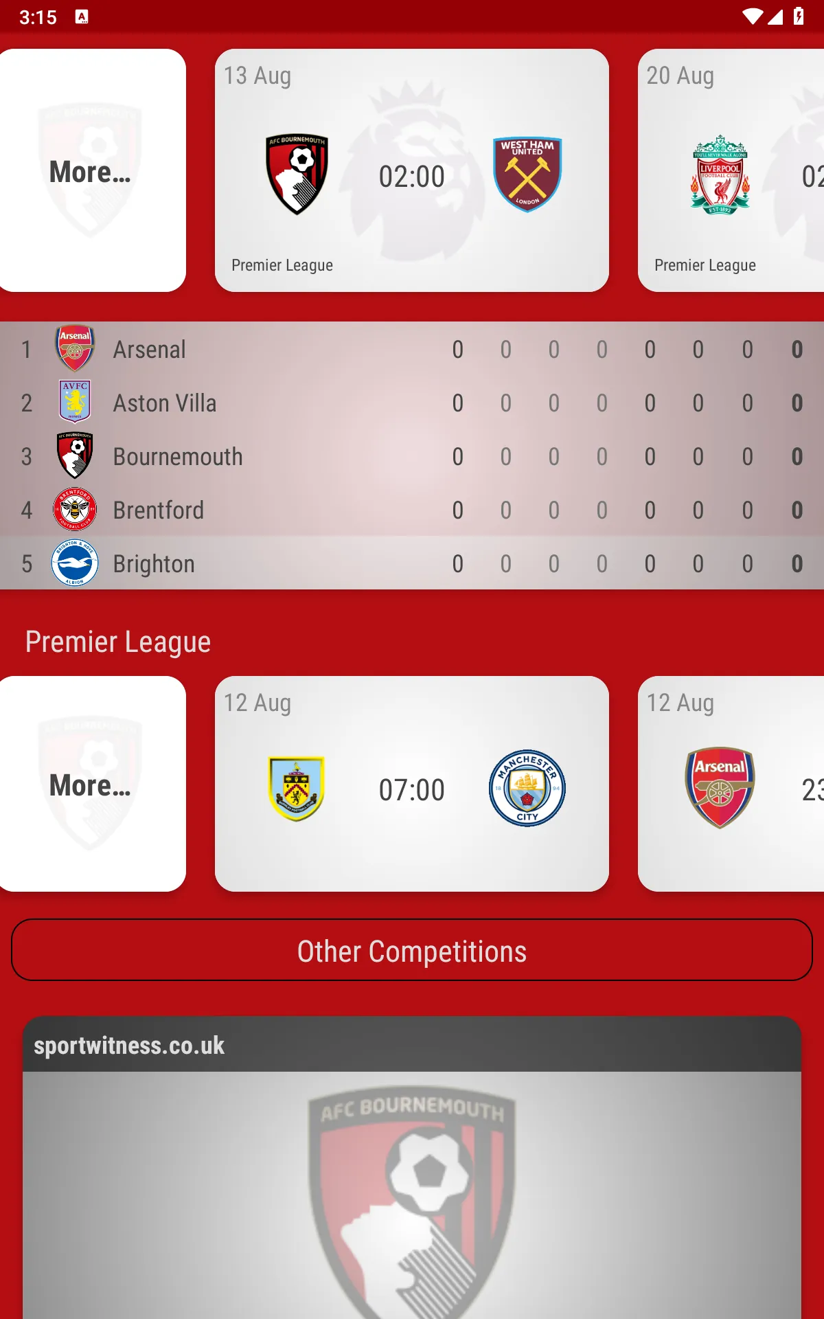 AFC Bournemouth Fan App | Indus Appstore | Screenshot