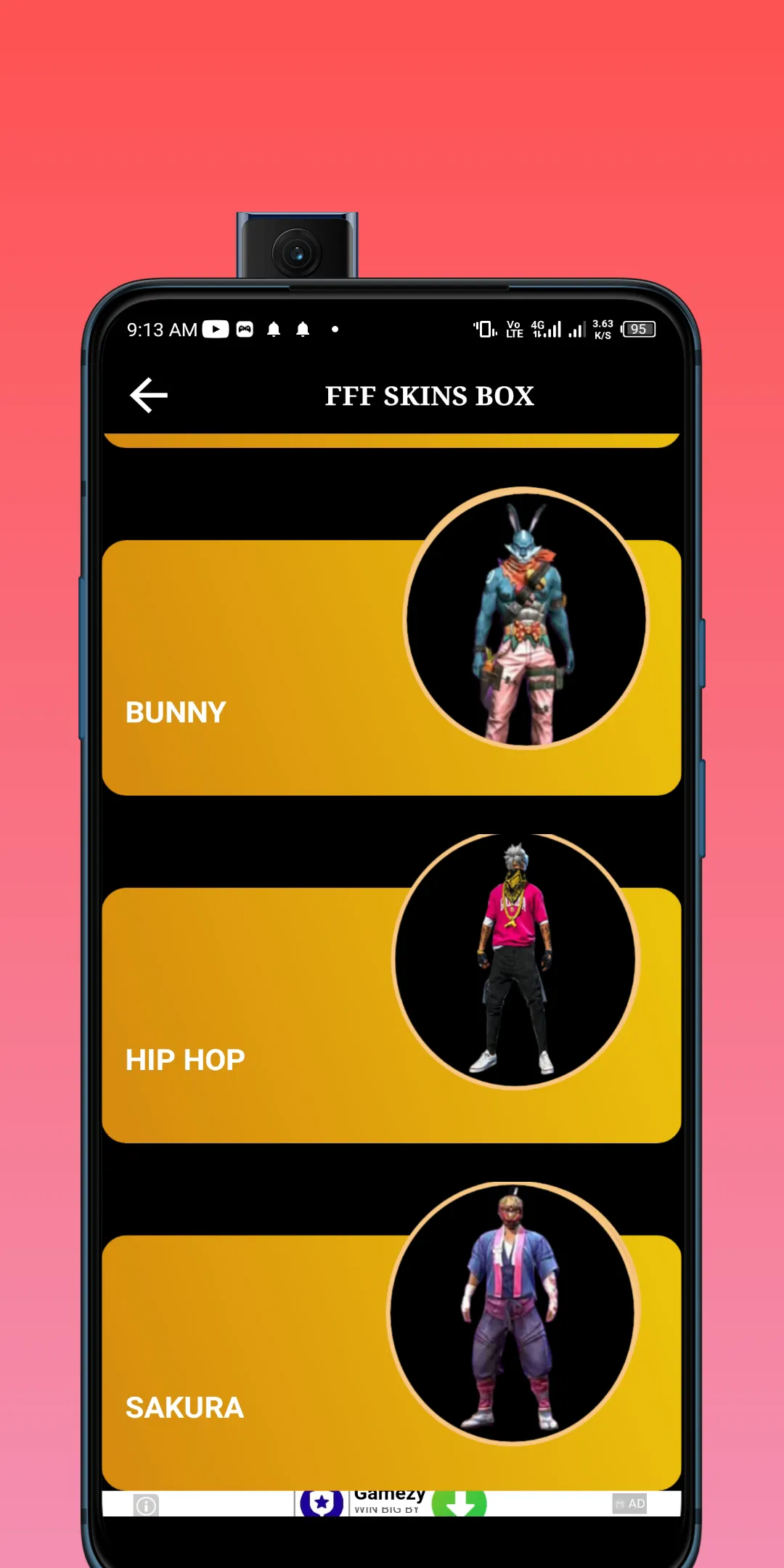 FFF Skins Box | Indus Appstore | Screenshot