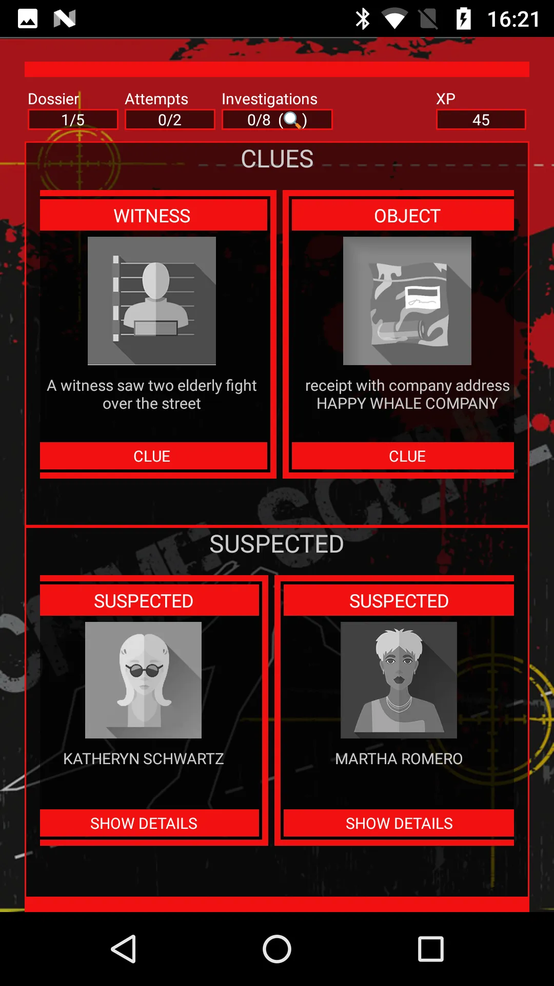 Detective CrimeBot: Mysteries | Indus Appstore | Screenshot