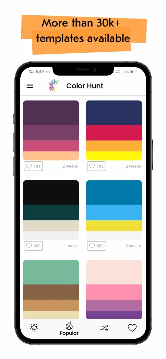 Color Hunt - Color Palettes | Indus Appstore | Screenshot