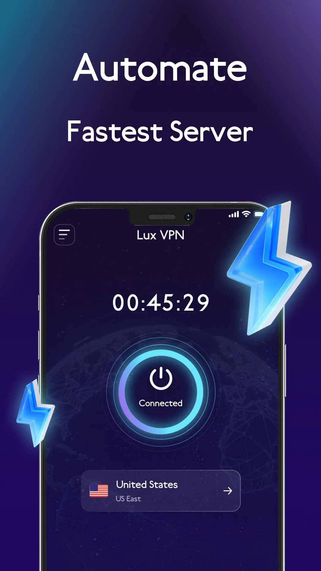 Lux VPN - Ulimited Safe & Fast | Indus Appstore | Screenshot