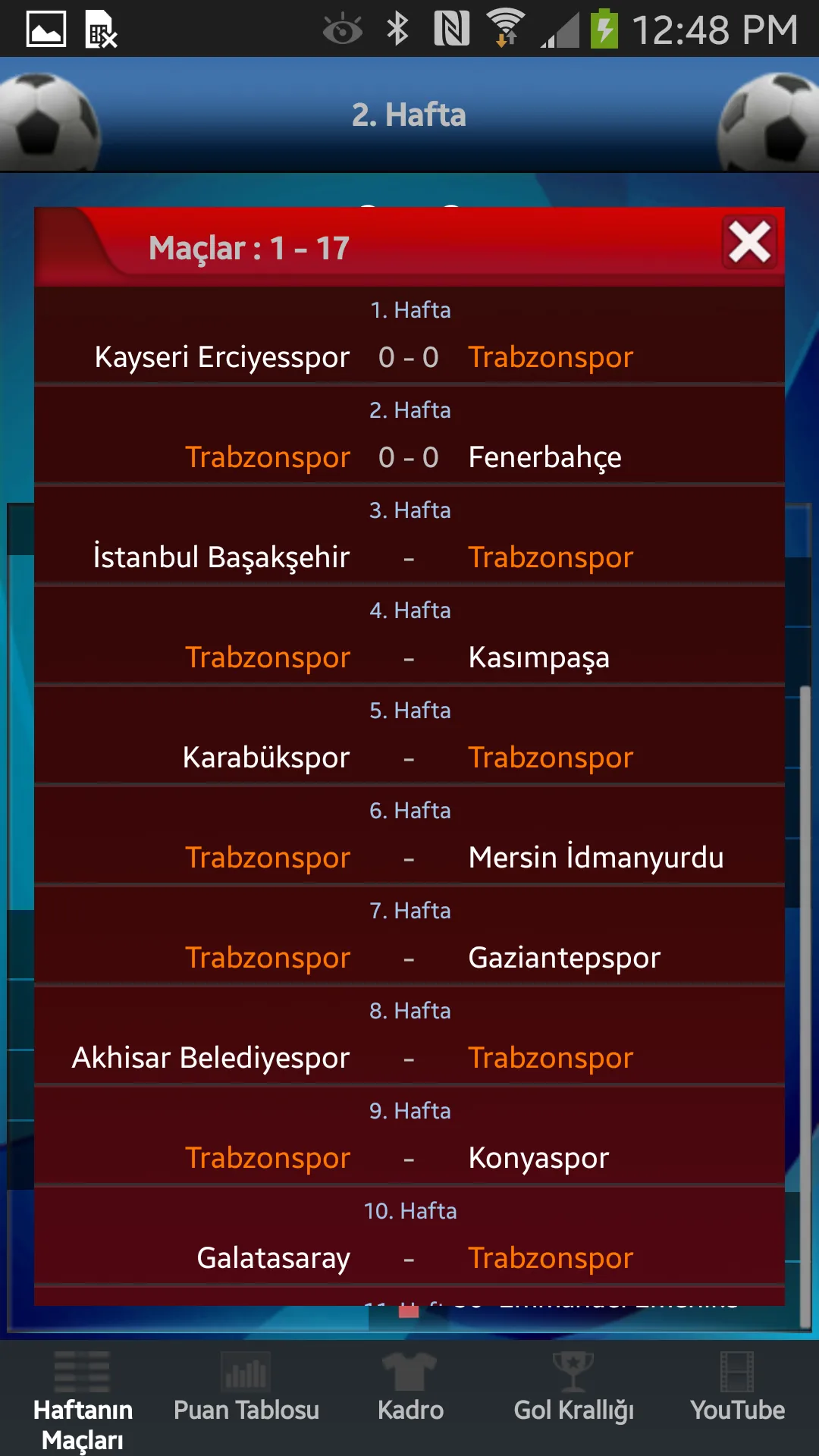 Futbol - Süper Lig | Indus Appstore | Screenshot