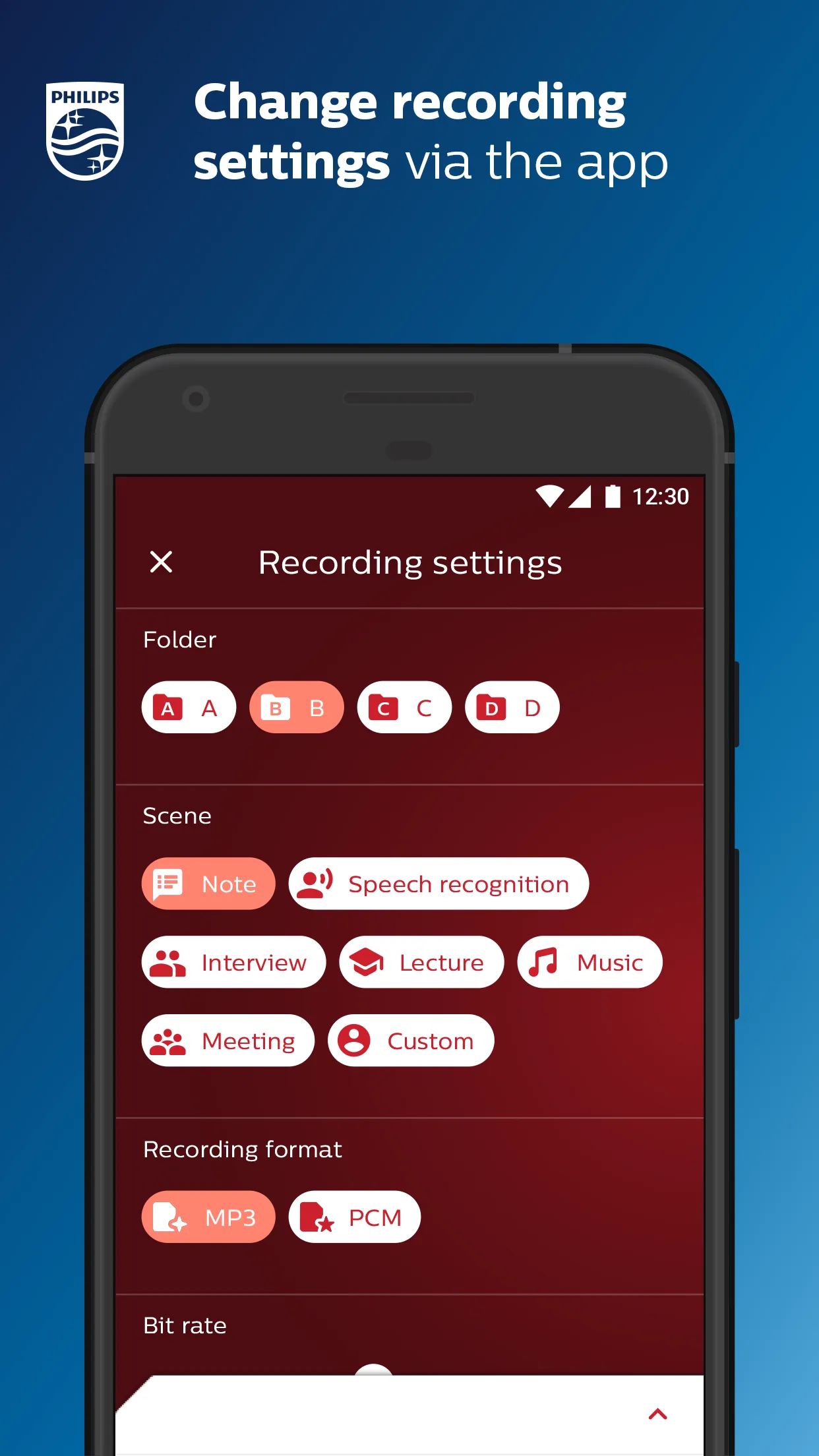 Philips VoiceTracer | Indus Appstore | Screenshot