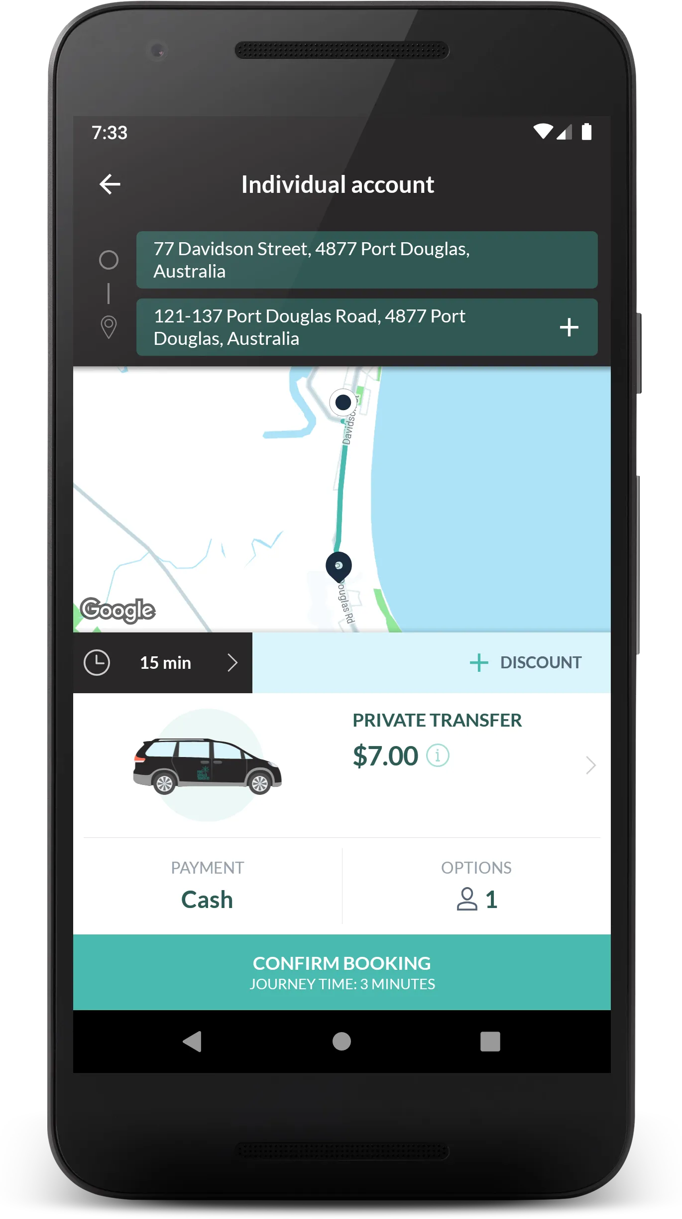 Port Douglas Transfers | Indus Appstore | Screenshot