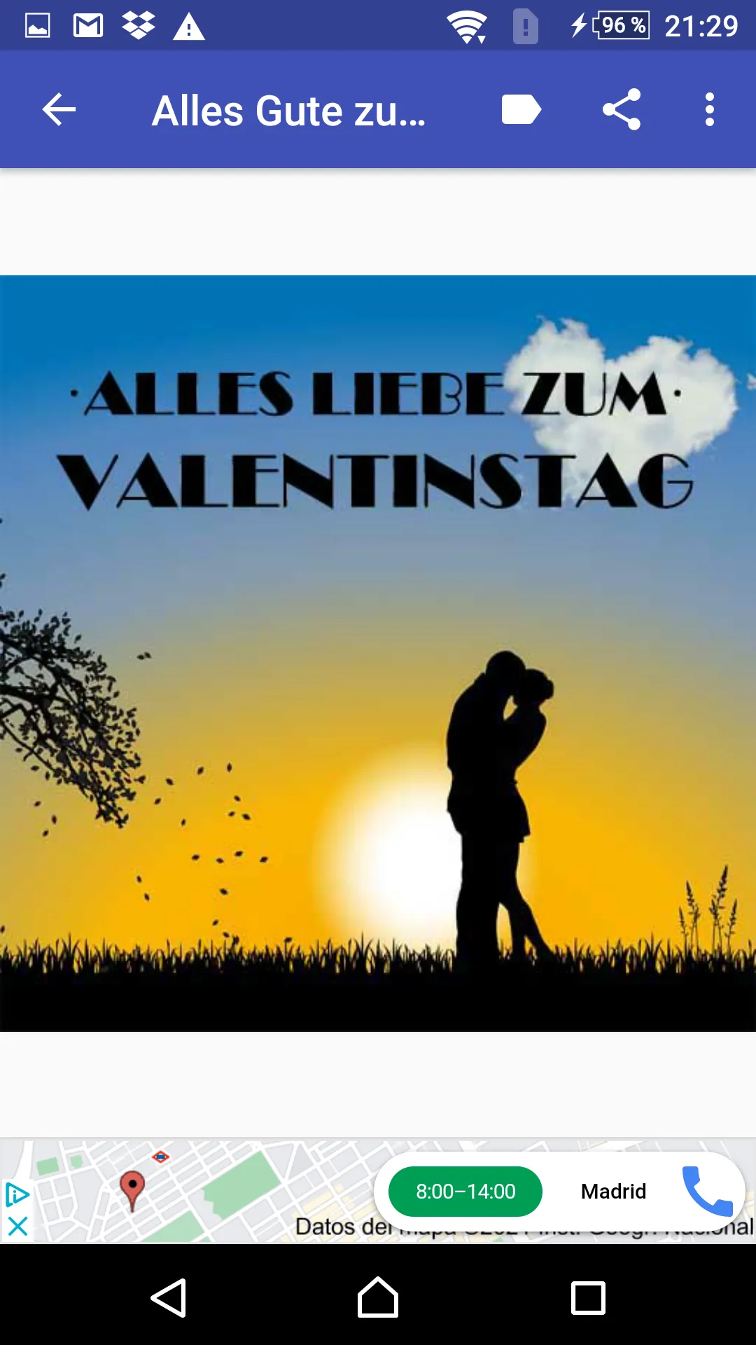 Alles Gute zum Valentinstag | Indus Appstore | Screenshot