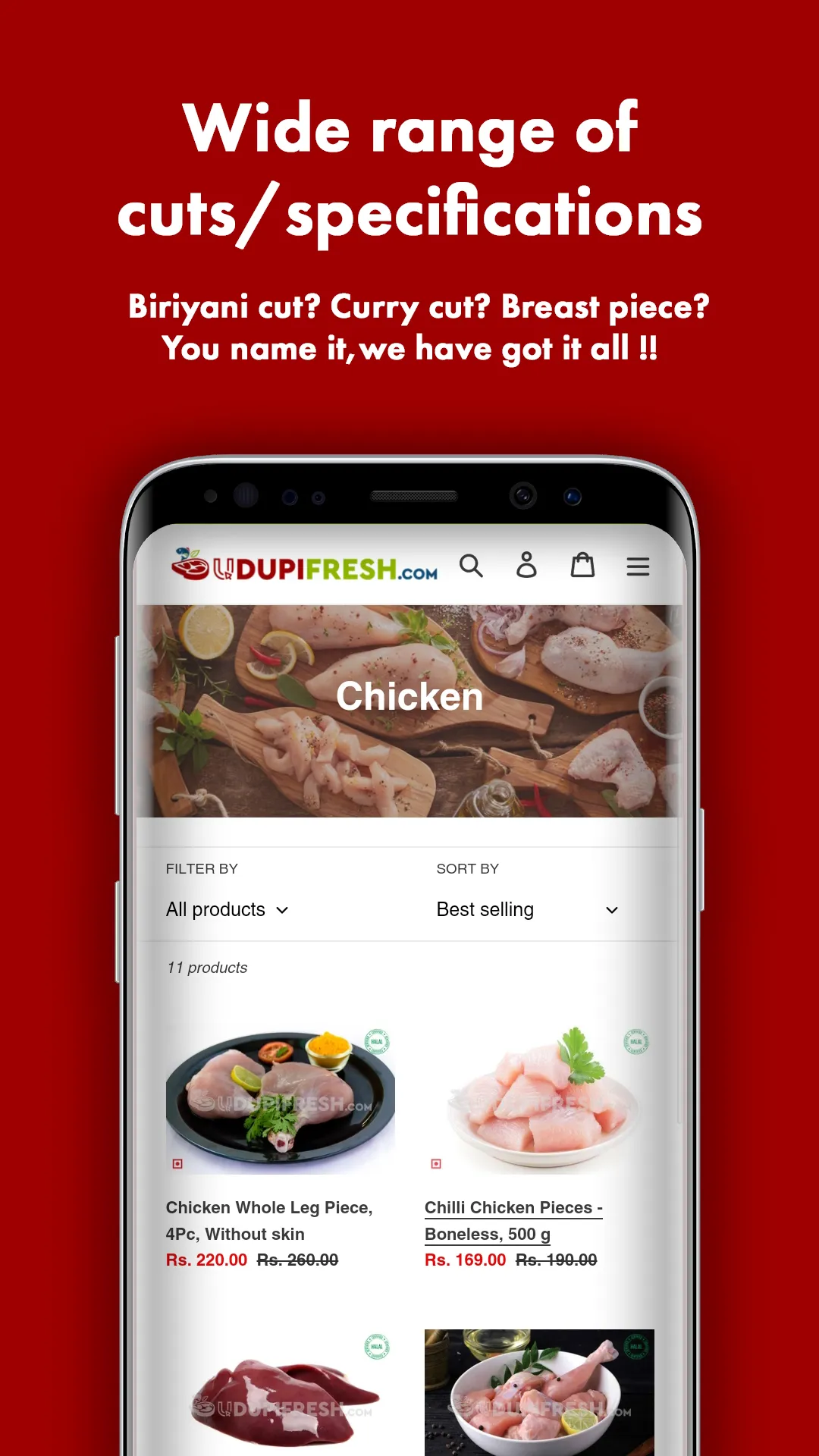 Udupi Fresh - Meat, Fish, Frui | Indus Appstore | Screenshot