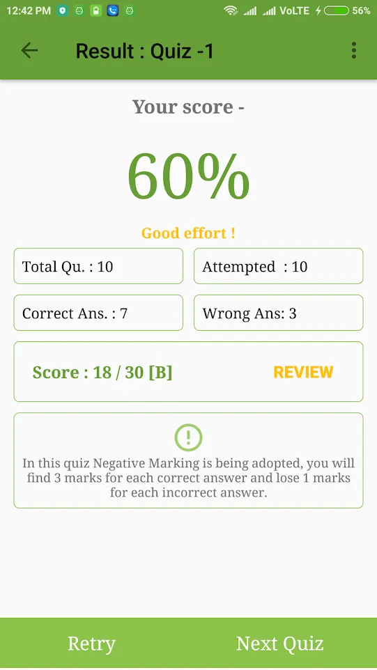 20-20 Biology Quizzes | Indus Appstore | Screenshot