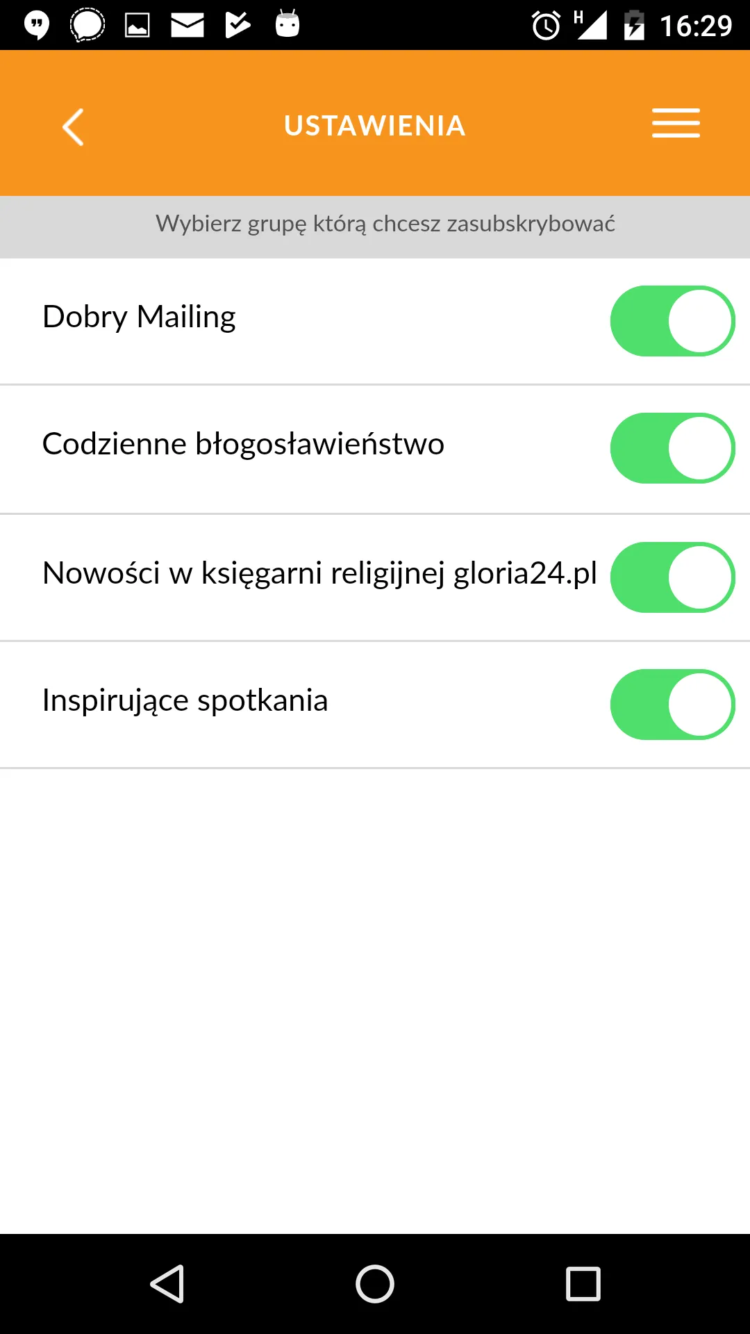 Mocne Słowo - Mocne Inspiracje | Indus Appstore | Screenshot