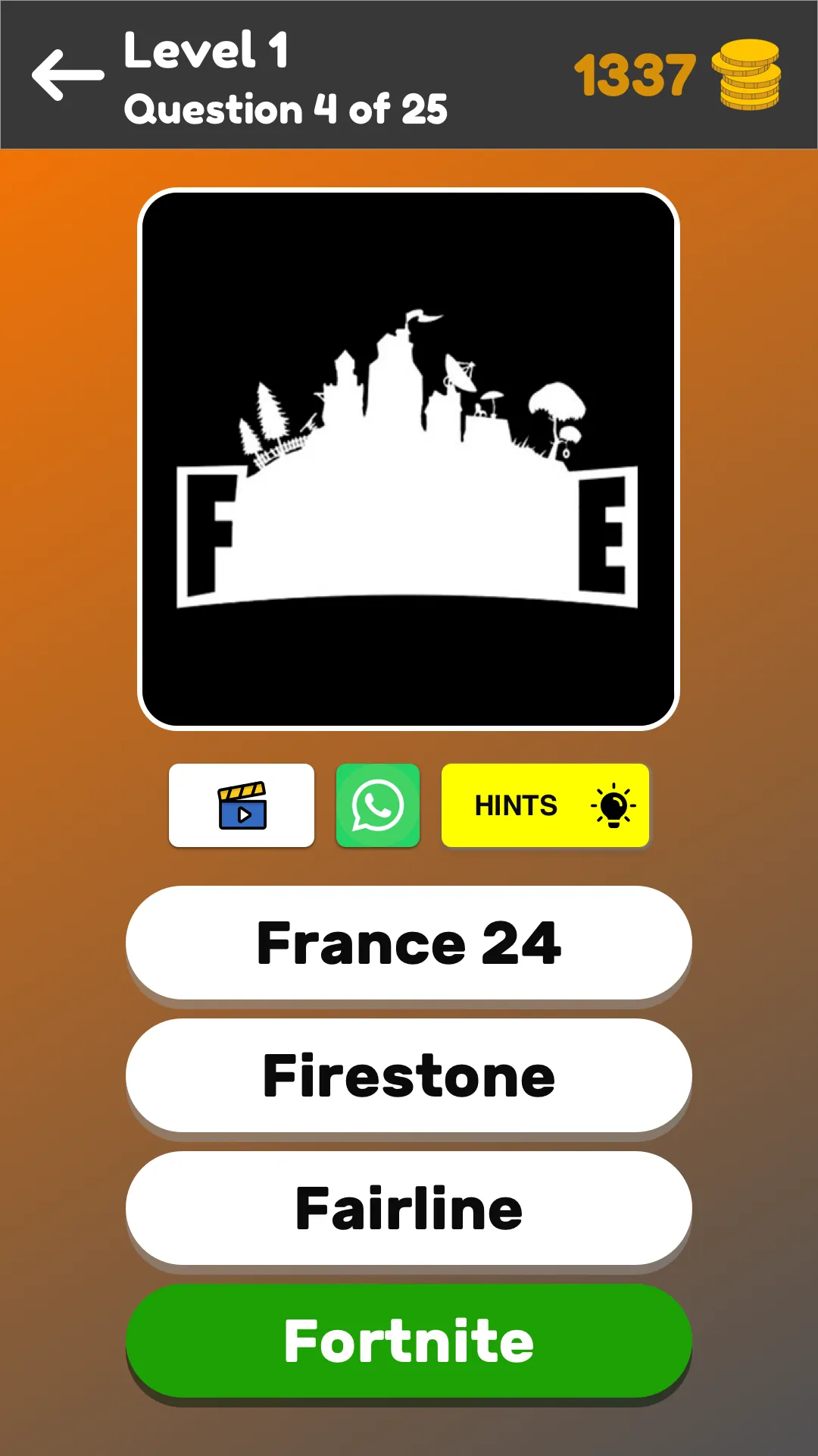 Logo Game: Multiple Choice | Indus Appstore | Screenshot