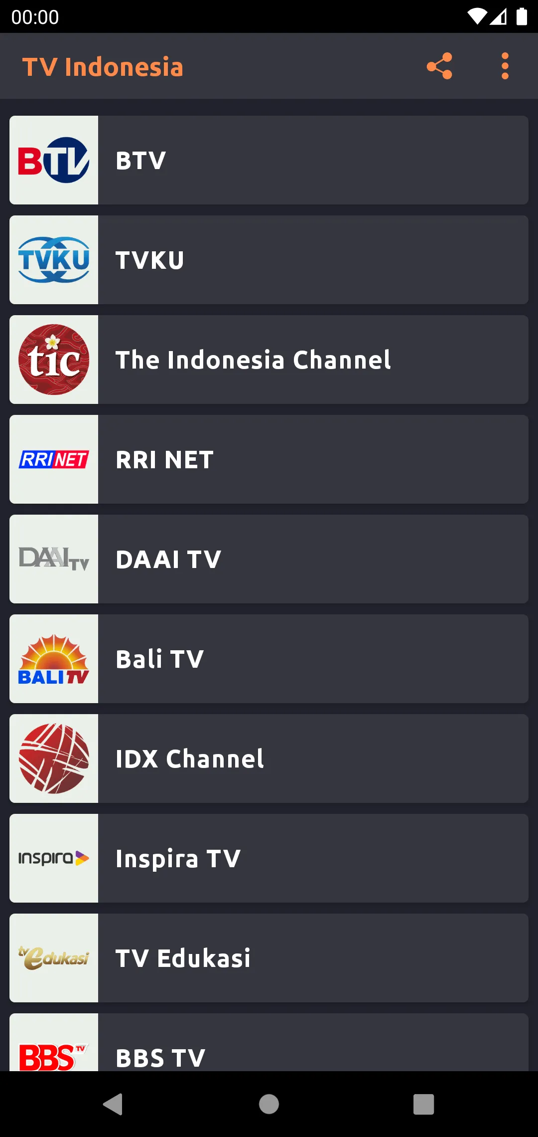 TV Indonesia Live Streaming | Indus Appstore | Screenshot