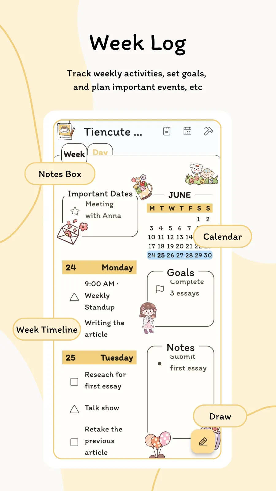 May: Beautiful Bullet Journal | Indus Appstore | Screenshot