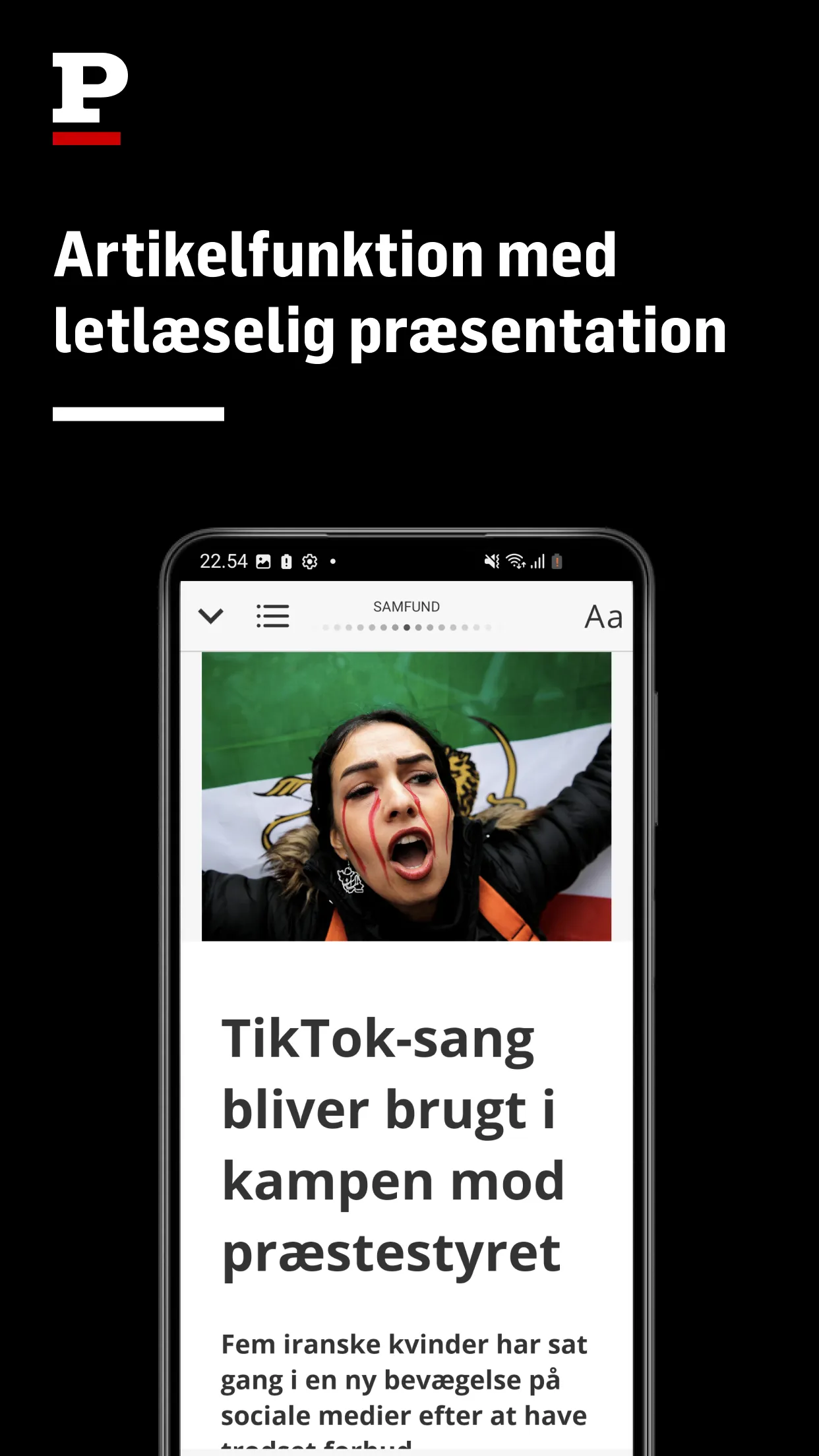 Politiken e-avisen | Indus Appstore | Screenshot