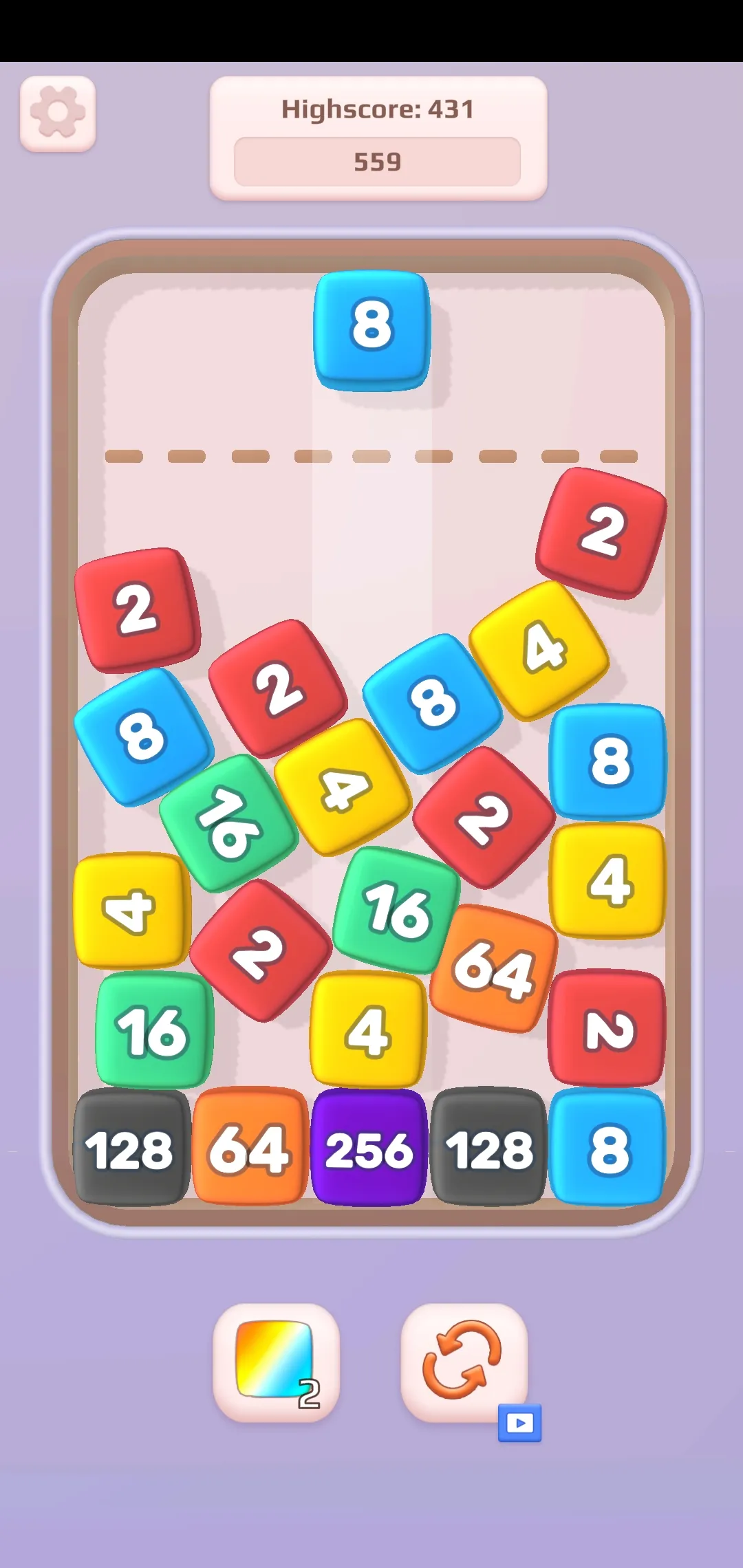 Cubes 2048 | Indus Appstore | Screenshot