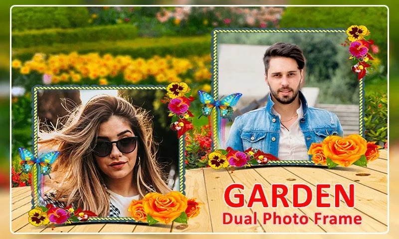 Garden Dual Photo Frames | Indus Appstore | Screenshot