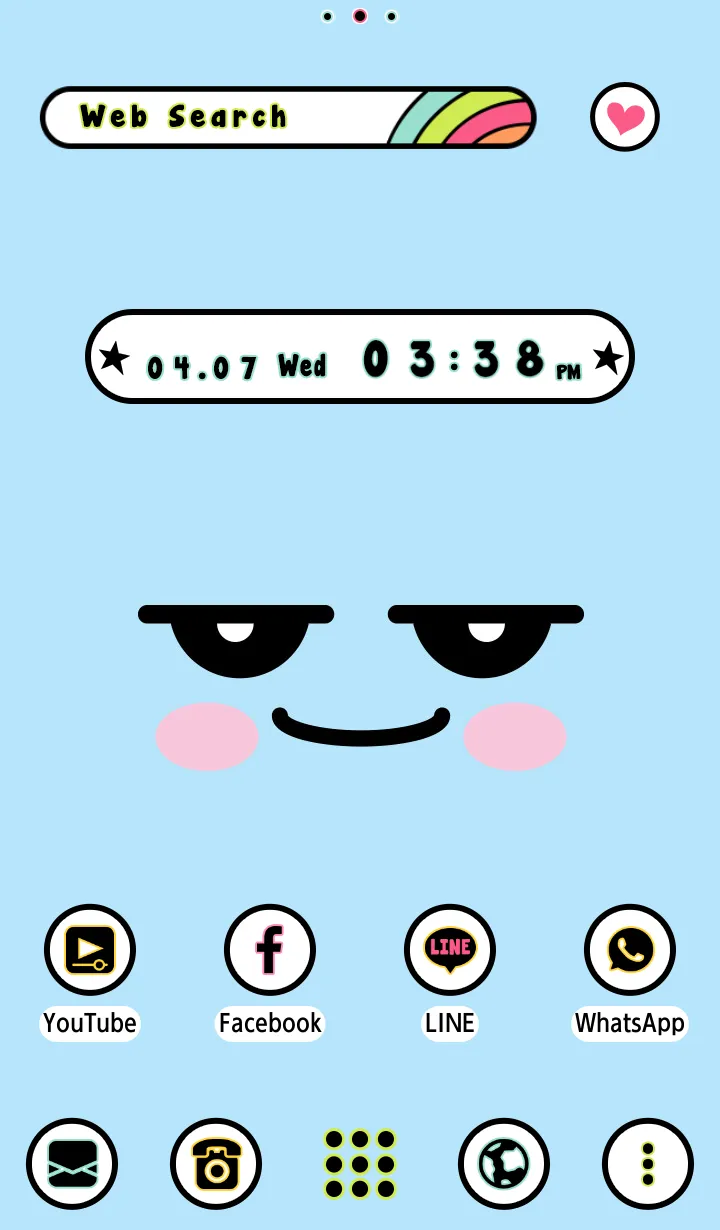 Cute Expressions Theme +HOME | Indus Appstore | Screenshot