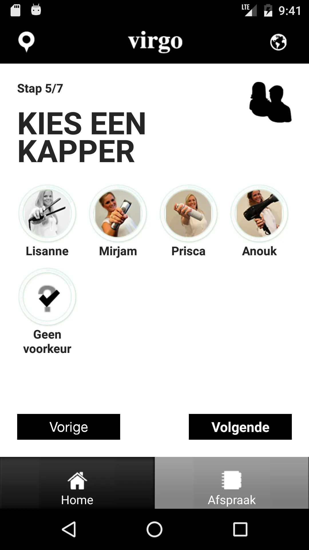 Virgo Kappersteam | Indus Appstore | Screenshot