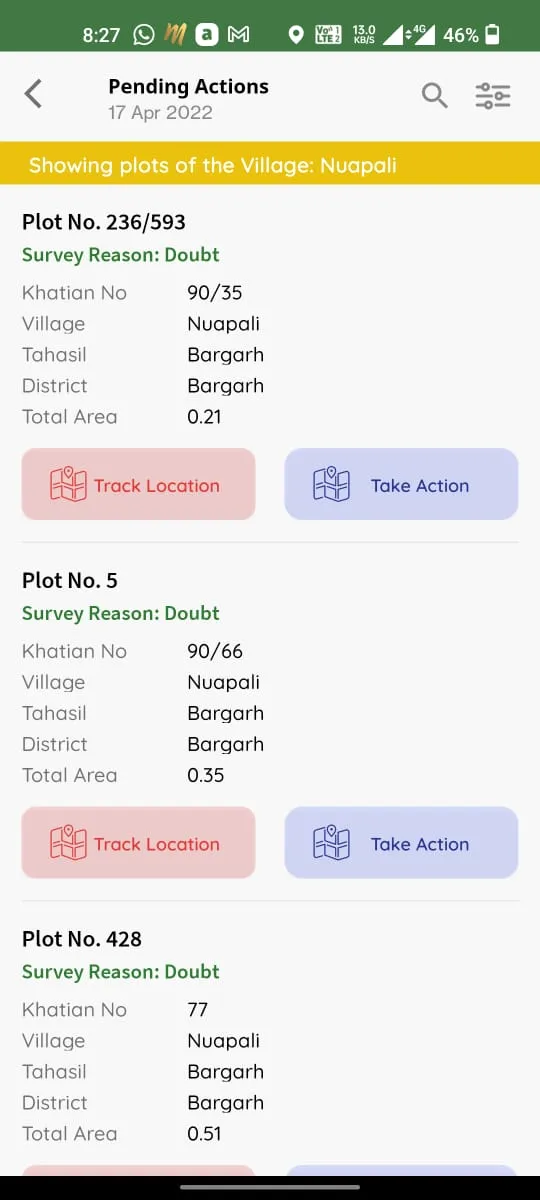 Odisha Paddy Land Survey | Indus Appstore | Screenshot