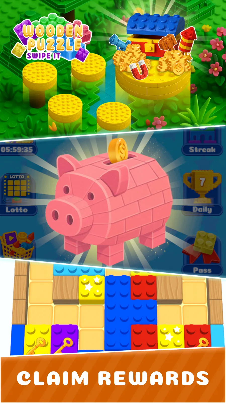 Swipe It: Board Wooden Puzzle | Indus Appstore | Screenshot