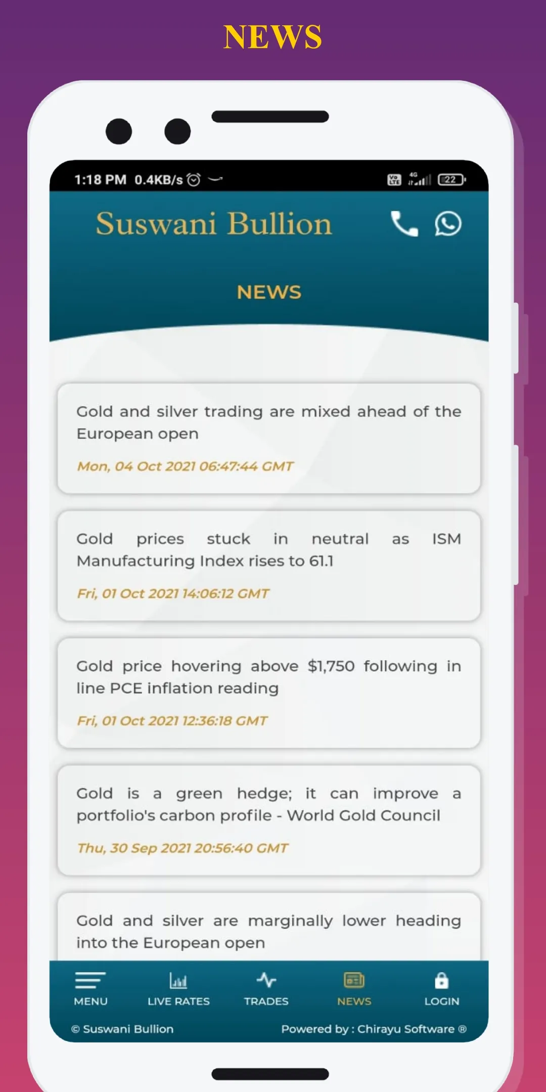 Suswani Bullion | Indus Appstore | Screenshot