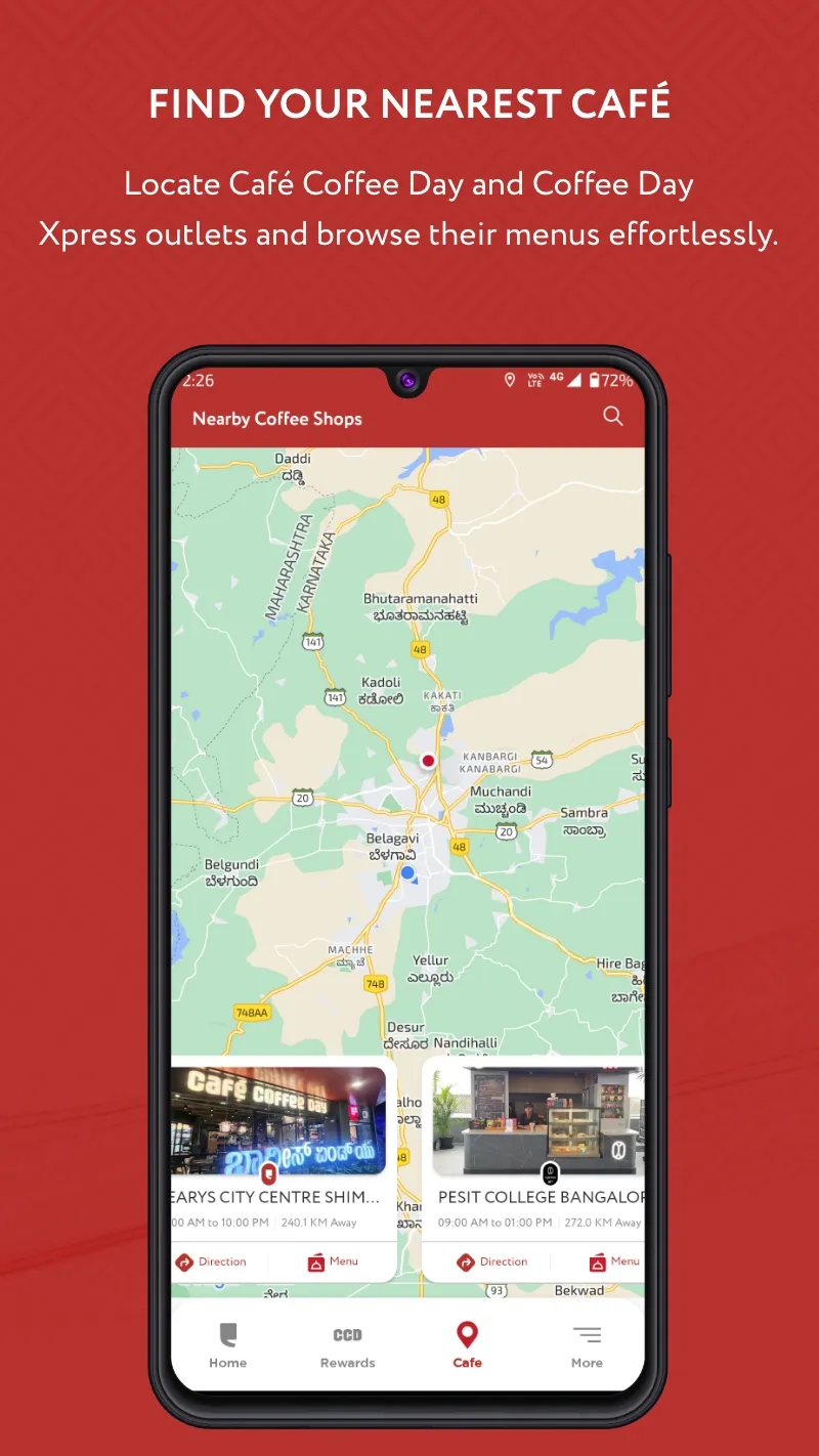 CCD - Café Coffee Day | Indus Appstore | Screenshot