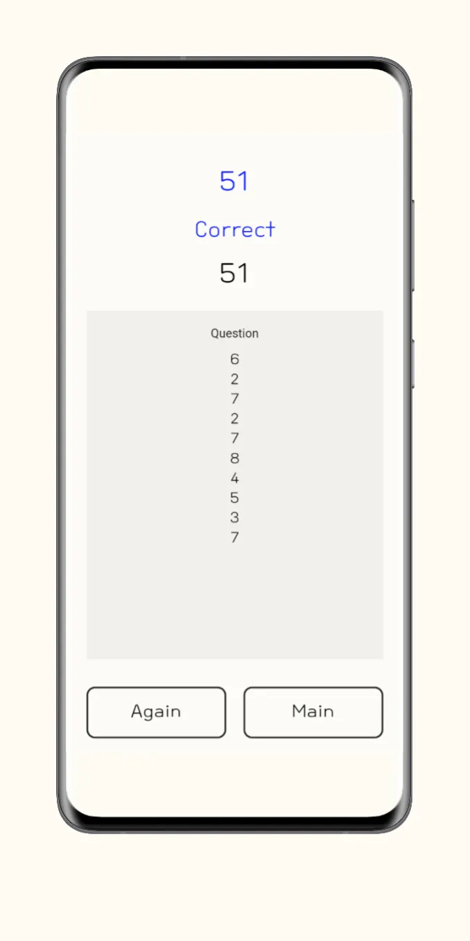 Flash mental arithmetic | Indus Appstore | Screenshot